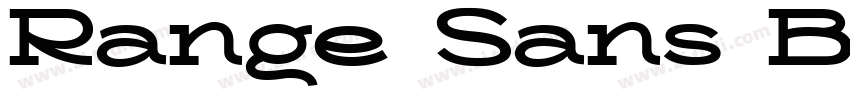 Range Sans Bold字体转换